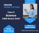 Online Tuition for Class 10 Science (CBSE) Delhi